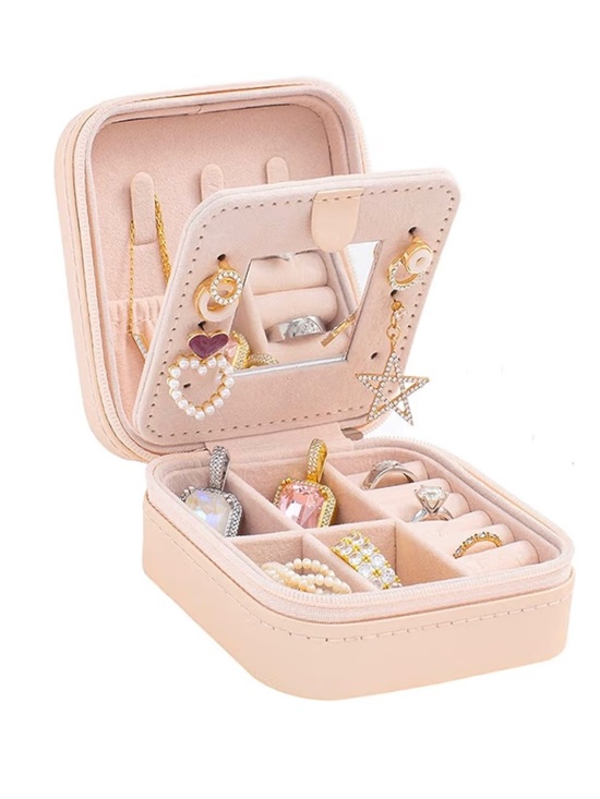 None Handbags - Jewelry Traveling Case (Light Pink) (NWT)